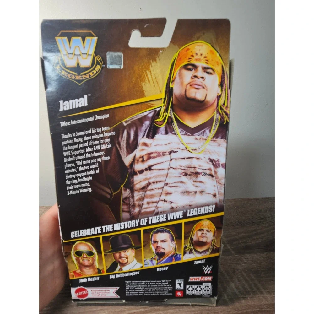 WWE Legends Series 23 Elite Jamal & Rosey 3-Minute Warning Mattel Figures Set